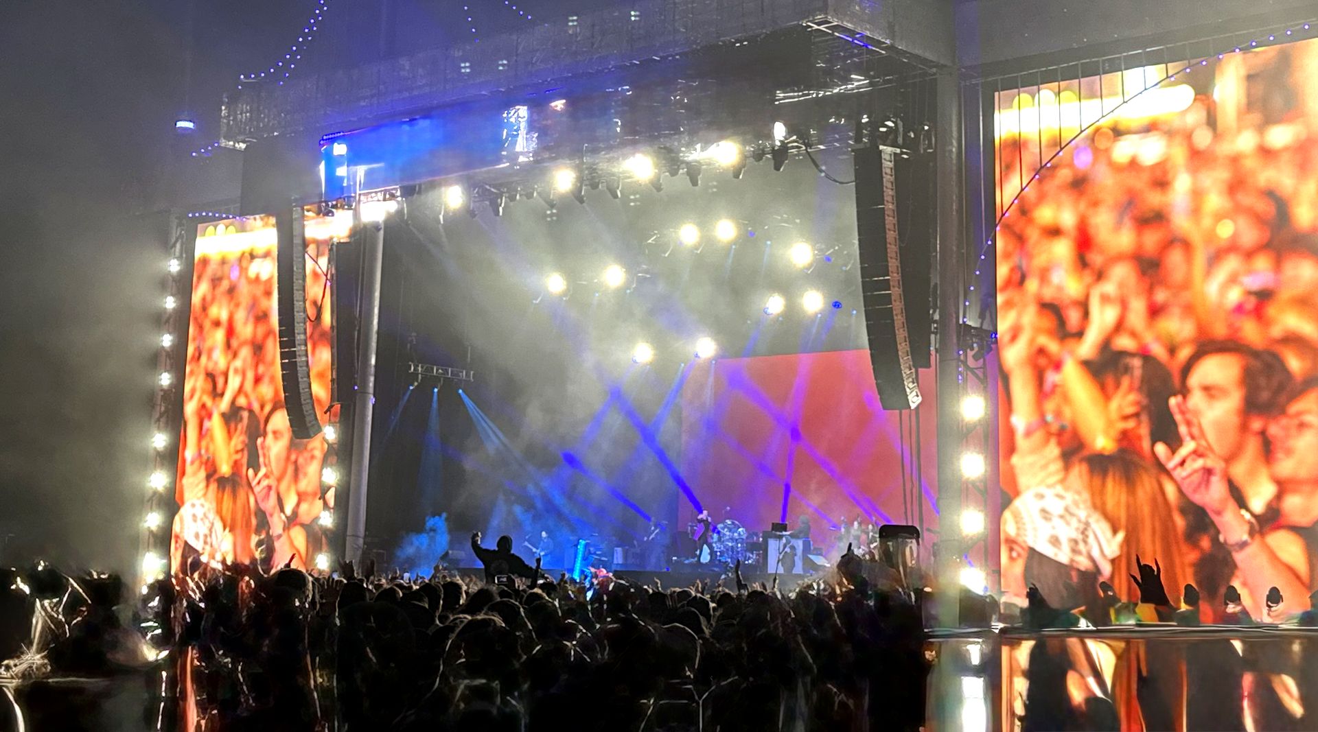 Concert crowd